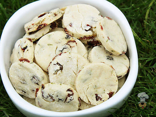 Cranberry Goat Cheese Dog Treats