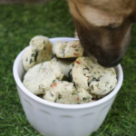 Homemade Creamy Chicken and Cilantro Dog Treats